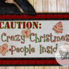 Caution Christmas People Doormat - Image 2